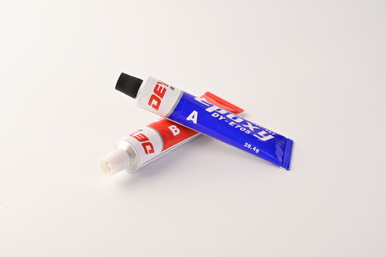 Perekat Epoxy AB yang cepat mengeraskan. Perekat tahan air dan tahan kimia 2 bagian untuk ikatan logam, plastik dan karet.