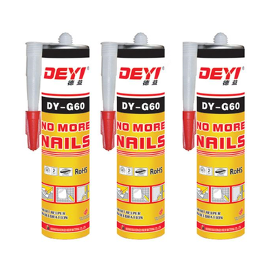 Perekat Konstruksi Fleksibel & Waterproof ¥ DEYI DY-G60 Strong Bonding No More Nails Glue for Mirrors & Wall Panels