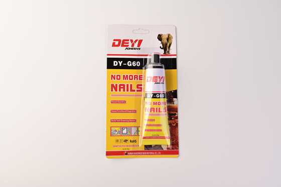 Perekat Konstruksi Fleksibel & Waterproof ¥ DEYI DY-G60 Strong Bonding No More Nails Glue for Mirrors & Wall Panels
