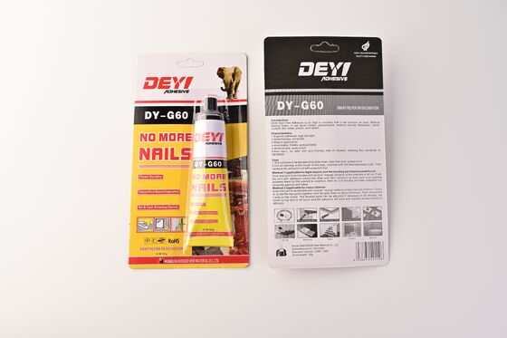 Perekat Konstruksi Fleksibel & Waterproof ¥ DEYI DY-G60 Strong Bonding No More Nails Glue for Mirrors & Wall Panels