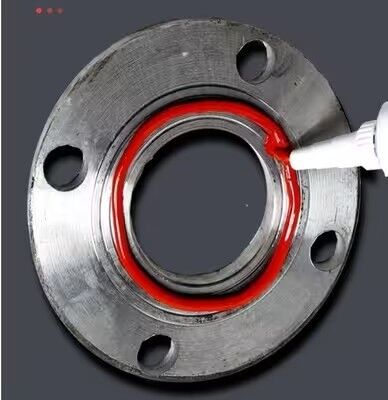 High Temp RTV Silicone Gasket Maker - Instant Cure Adhesive Sealant untuk Flanges Flat, Valves & Pumps