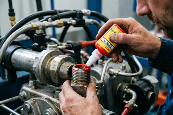 DEYI DY-N271 High Strength Anaerobic Thread Locking Adhesive. Anti-Vibration & Leak-Proof Glue untuk Produsen Bolts Industri