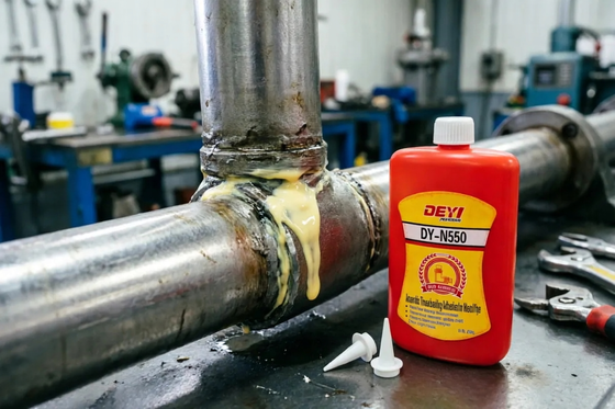 DEYI DY-N550 High Temper & Oil Resistant Thread Sealant - Glue Pergantian Gasket Anaerobik