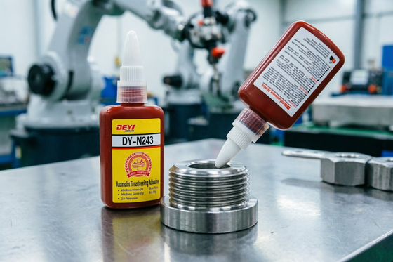 DEYI DY-N243 High Temper & Oil Resistant Threadlocker - Easy Disassembly Adhesive untuk Substrat Kurang Aktif