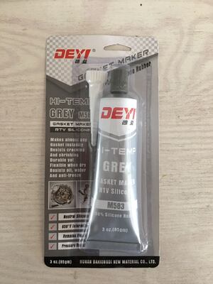 DEYI M583 Heavy-Duty Gasket Maker - High Temp Silver RTV Silicone Sealant untuk Mesin Otomotif & Industri