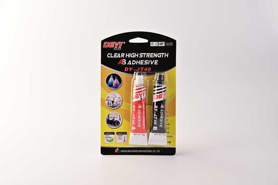 High Peel Strength Clear Epoxy AB Adhesive ♪ DY-JT40 Fast Healing Potting Glue untuk Auto & Electronics Manufacturer