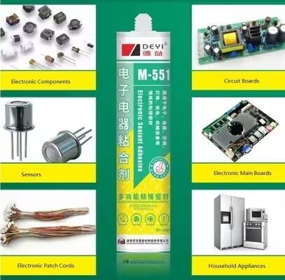 Sealant Elektronik PVC Kelas Profesional | Perekat Hitam & Bening untuk Produsen Perlindungan Papan Sirkuit