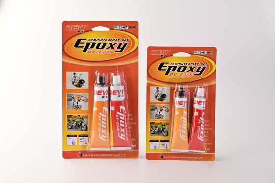 Perekat Epoxy Pengering Cepat. DEYI DY-E730 Lem tahan minyak & asam untuk Metal, Plastik & Pabrik Perbaikan Karet