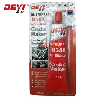 Merah RTV Suhu Tinggi Silikon Gasket Maker