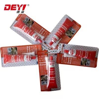 Merah RTV Suhu Tinggi Silikon Gasket Maker