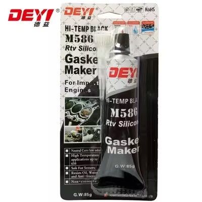 Perekat Silikon RTV Suhu Tinggi Pembuat Gasket Tahan Minyak Untuk Meter Industri