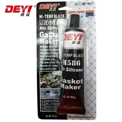 Perekat Silikon RTV Suhu Tinggi Pembuat Gasket Tahan Minyak Untuk Meter Industri