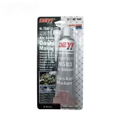Perekat Silikon RTV Suhu Tinggi Pembuat Gasket Tahan Minyak Untuk Meter Industri