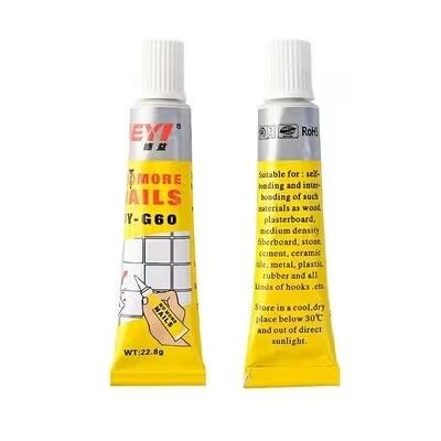 Sealant Cair Serbaguna Bebas Paku Putih, Lem Cair Kekuatan Tinggi untuk Gantungan Handuk