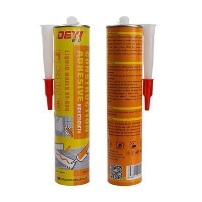 SBS Free Nail Adhesive High Strength Metal Glue Construction Sealant Untuk Dapur Dan Kamar Mandi