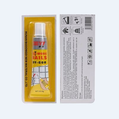 Porselen Putih Liquid Nail Adhesive Strong Bonding Construction Sealant Untuk Instalasi Tile