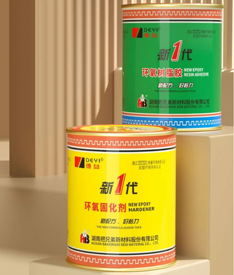Viscosity Tinggi Dua Bagian Keramik Epoxy Resin AB Lem Thixotropic Non-Sag Marine Adhesive Untuk Perbaikan Korosi Air Garam