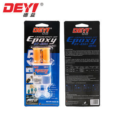 5-Minute Fast Curing Clear Injectable Epoxy AB Glue High Strength Waterproof Resin Adhesive Untuk Perbaikan Lampu LED