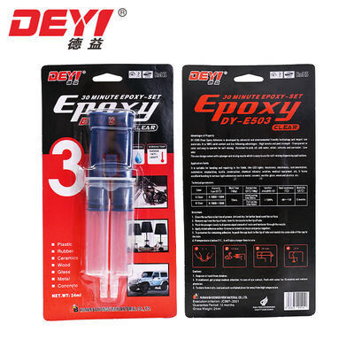 30-Minut Fast Curing Clear Injectable Epoxy AB Glue High Strength Waterproof Resin Adhesive Untuk Perbaikan Lampu LED