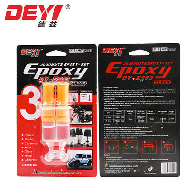 30-Minut Fast Curing Clear Injectable Epoxy AB Glue High Strength Waterproof Resin Adhesive Untuk Perbaikan Lampu LED