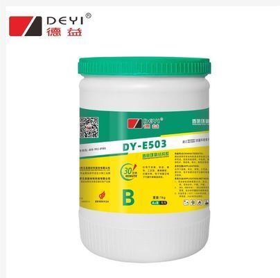 Transparan Potting Epoxy Resin Kekuatan Tinggi Tahan Panas Perekat Untuk Komponen Motor Magnet Encapsulation