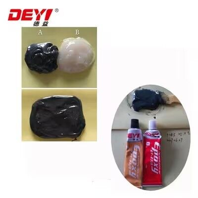 30-Minute Fast Curing Epoxy Putih/ Hitam AB Lem Perekat Kekuatan Tinggi Untuk Perbaikan Industri Logam