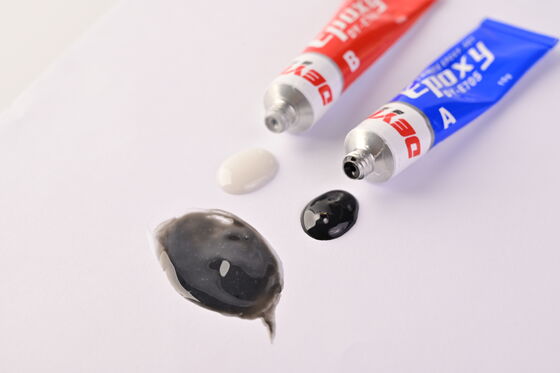 Quick-Set 4-Min 1:1 Rasio Campuran Epoxy AB Glue High Shear Strength Adhesive Untuk Perbaikan Industri Logam