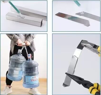 500ml Lem Epoxy Dua Bagian AB Perekat Struktural Kekuatan Tinggi Curing Cepat Untuk Perbaikan Industri Logam