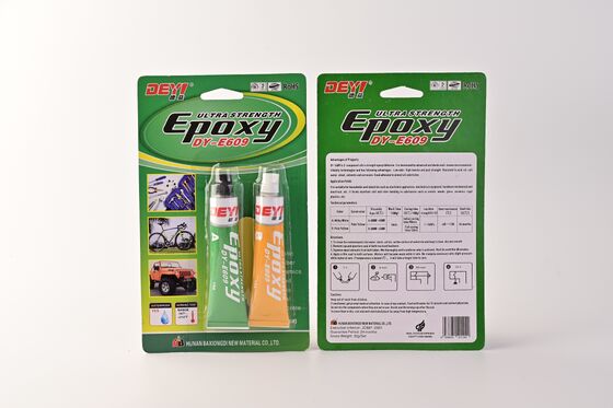 90 menit cepat mengeras dua bagian perekat epoxy kekuatan geser tinggi untuk logam industri perbaikan struktural perakitan