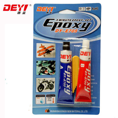 Perekat Epoxy AB yang cepat mengeras dengan pengeringan penuh dalam 12 jam dan 12 bulan Shelf Life untuk aplikasi industri tahan air