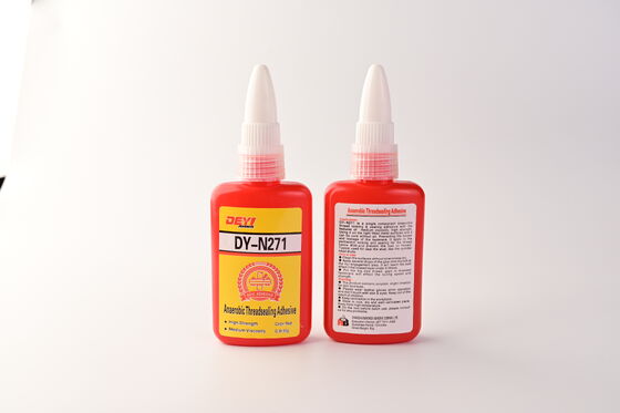 Threadlocker Adhesive Merah High Strength Anaerobic Screw Glue Ideal untuk Industri Mekanis Fastening dan tugas perakitan