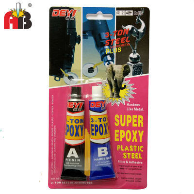 Epoxy AB High Strength Glue Fast Curing White/Black Adhesive High Shear Strength Untuk Perbaikan Industri Logam Dan perakitan